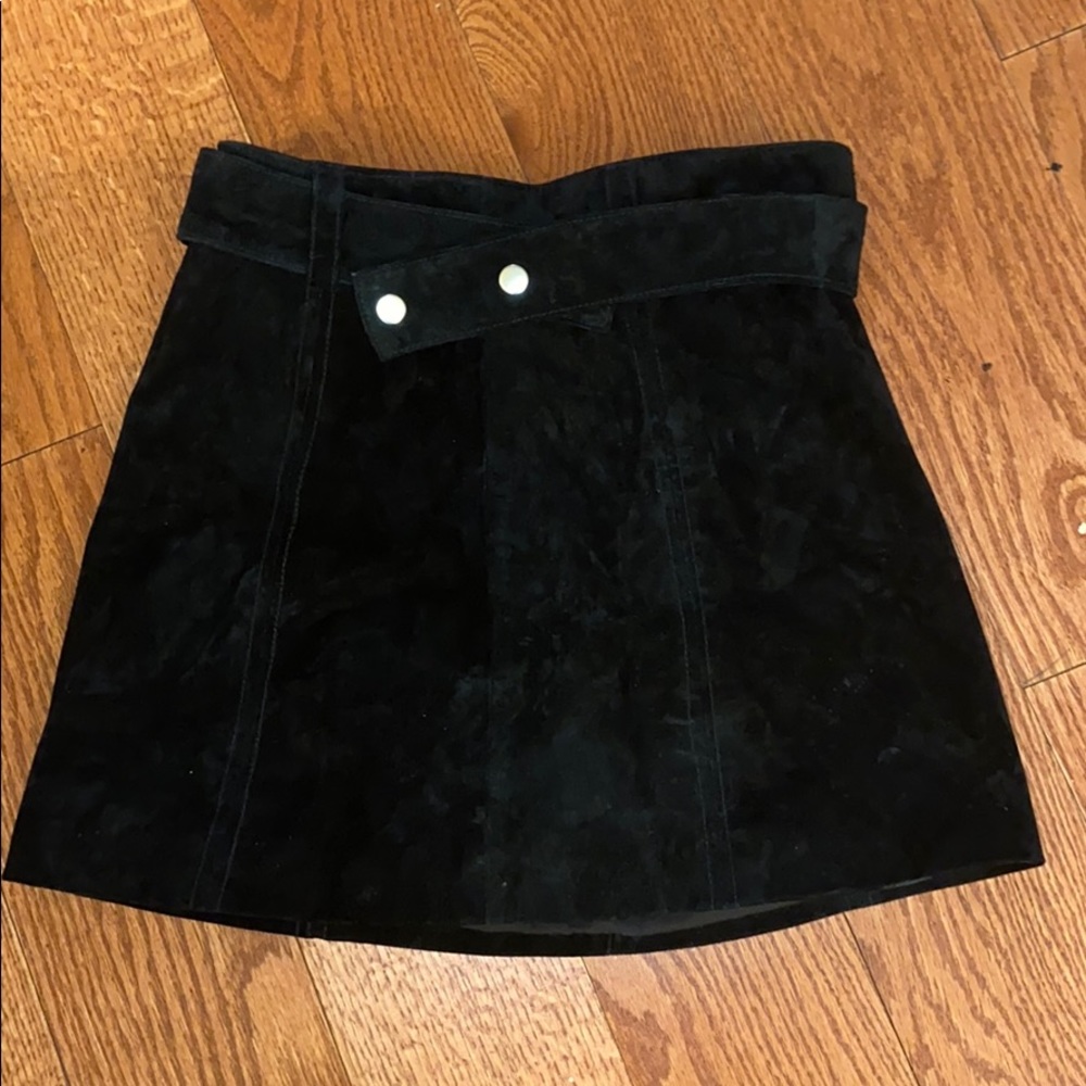 ZARA Suede Skirt